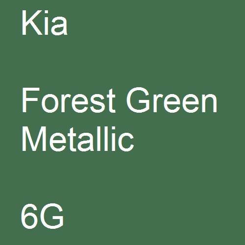 Kia, Forest Green Metallic, 6G.